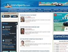 Tablet Screenshot of idahosports.com